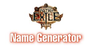 Path Of Exile Name Generator