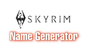 Skyrim Name Generator