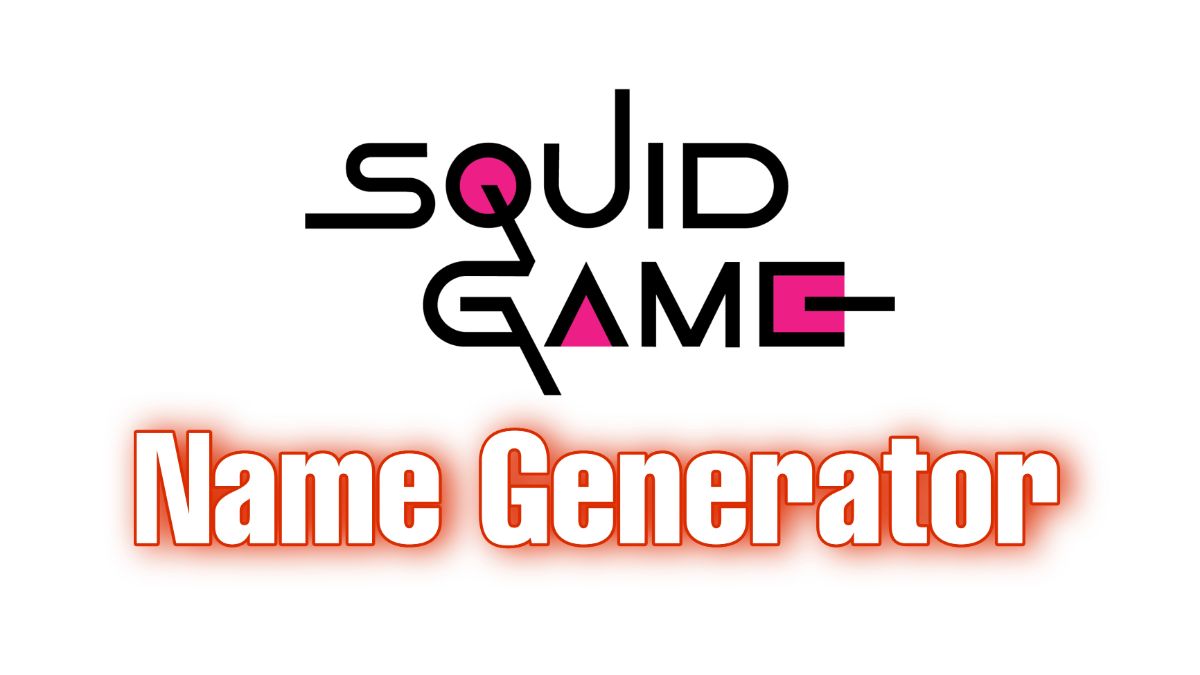 Squid Game Name Generator