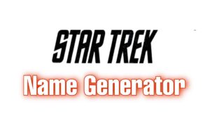 Star Trek Name Generator