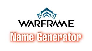 Warframe Name Generator